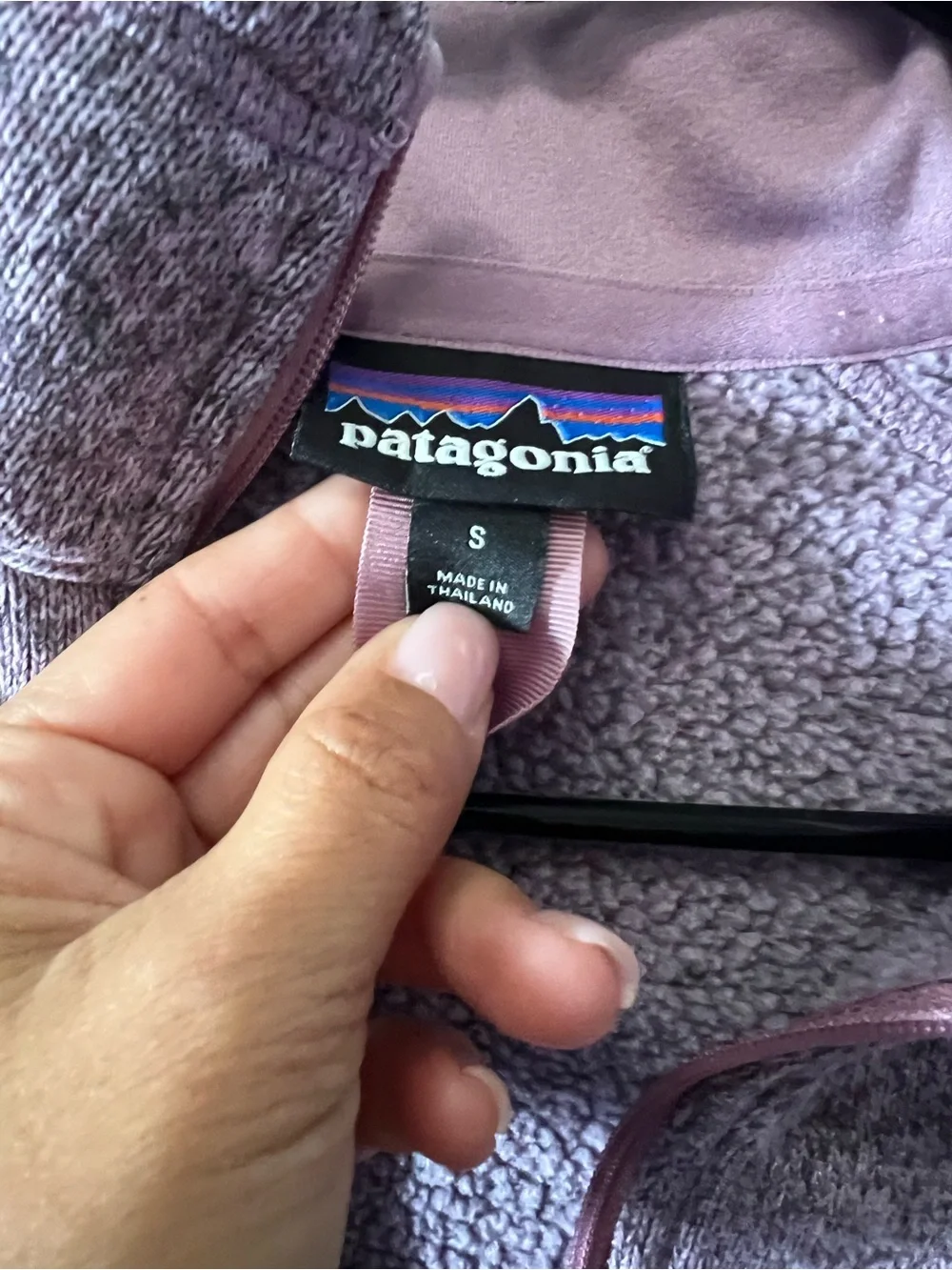 Patagonia Lavender Heather 1/4 Zip Pullover